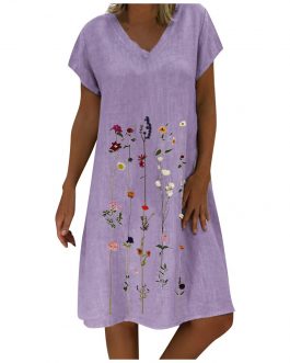 Embroidered Short Sleeves