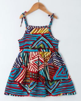 Children Spaghetti Strap Dress