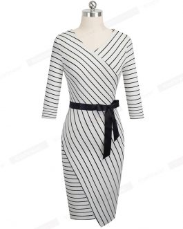 Nice-forever Elegant V-neck