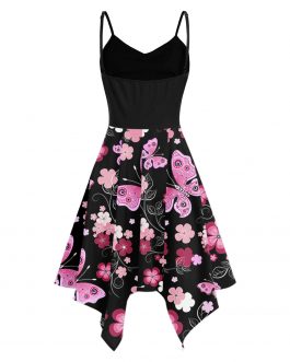 Plus Size 5xl Fashion Dresses For Women Floral