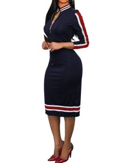 Sport Style Office Women Zipper