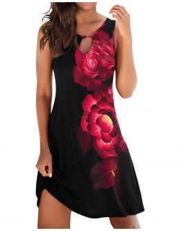 Vintage Summer Dress  Sleeveless